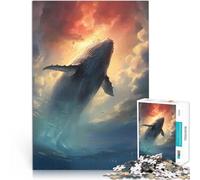 jigsaw 1000 pieces for teenagers Holy Whale Help the brain exercise addictive toys to cultivate patience Home Art Decor 50x70cm