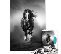 Jigsaw 1000 Pieces for Teenagers Horses in The Wild Brain Intelligence Challenge Addictive Toys Relaxing Games Wall Art Great Gifts And Toys (Size 75x50cm)