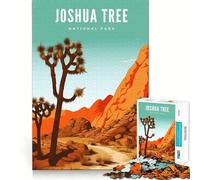 Jigsaw 1000 Pieces for Teenagers Joshua Tree National Park Exact Edge Art Smart Mind Activity Cozy Time Game Birthday Art Gift (50x75cm)