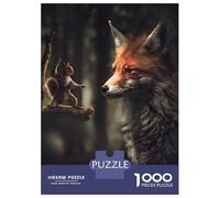 Jigsaw 1000 Pieces for Teenagers Kung Fu Squirrel Jigsaws for Adults Relax Games Birthday Present Unique Gifts for Birthday And Christmas 52x38cm/1000pcs