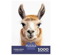 Jigsaw 1000 Pieces for Teenagers Llama Face Puzzle for Adults Family Game Stress Reliever Birthday And Unique Gifts 38x26cm/1000pcs