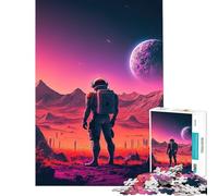 Jigsaw 1000 Pieces for Teenagers Looking for Life in Space Difficult And Challenge Pattern Assembly Impossible Game Suitable for People Aged 14 And Above (38x26cm)