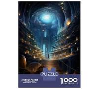 Jigsaw 1000 Pieces for Teenagers Magical Library Adventure Puzzle for Adults Toy Wall Decor Presents for Women Birthday And Unique Gifts 70x50cm/1000pcs