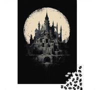 Jigsaw 1000 Pieces for Teenagers Medieval Castle Fantasy Art Print Puzzle for Adults Relaxing Games But Fun And Humorous Unique Gifts for Birthday And Christmas 38x26cm/1000pcs