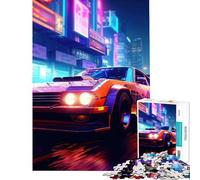 Jigsaw 1000 Pieces for Teenagers Midnight Velocity Challenging To Complete Perfect Decoration AntiStress Toys for And from 14 Years And over (50X75cm)