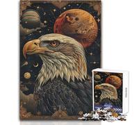 Jigsaw 1000 Pieces for Teenagers Mighty Eagle Tarot Cards Tough Challenge Educational Game Gifts for Women Men (size 38x52cm)