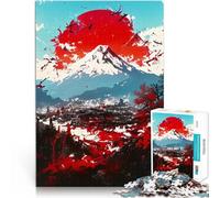 jigsaw 1000 pieces for teenagers Mount Fuji Sunset Lernspielzeug für die ganze Familie Ein Kunstwerk75x50cm