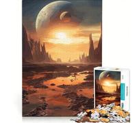Jigsaw 1000 Pieces for Teenagers Mountains And Planets DIY Toys Enhance Memory with Fully Interlocking Randomly Shaped Pieces 50x75cm