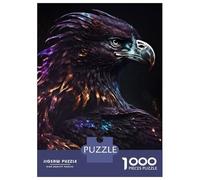 Jigsaw 1000 Pieces for Teenagers Mystic Eagle Puzzles for Adults Fun Games Stress Reliever Unique Gifts for Birthday And Christmas 52x38cm/1000pcs