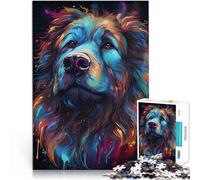 jigsaw 1000 pieces for teenagers Newfoundland Dog Dream Familienspiel für und einzigartiges Herausforderungsspiel52x38cm