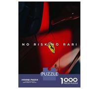 Jigsaw 1000 Pieces for Teenagers No Risk No Rari Jigsaws for Adults Brain Teaser Game Pattern Assembly Birthday And Unique Gifts 38x26cm/1000pcs