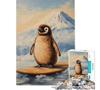 Jigsaw 1000 Pieces for Teenagers Penguin Surfing for Educational Game Challenge Toy Relax Games Analysis And Logic Great Gifts And Toys (Size 38x52cm)