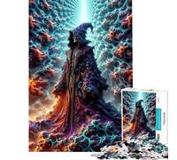 Jigsaw 1000 Pieces for Teenagers Quantum Enchanter Jigsaw for Adults Hands-on Game Home Decoration Parent-child Interaction (Size 50x75cm)