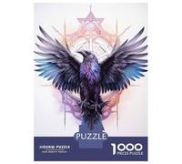 Jigsaw 1000 Pieces for Teenagers Raven Geometry Puzzles for Adults Hands-on Game Enhance Memory Birthday And Unique Gifts 70x50cm/1000pcs