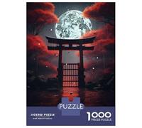 Jigsaw 1000 Pieces for Teenagers Red Fantasy Gate in Japan Adult Jigsaw Puzzle Relaxing Games Home Decoration Birthday And Unique Gifts 70x50cm/1000pcs