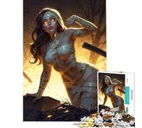 Jigsaw 1000 Pieces for Teenagers Resurection Mummy Girl Challenging To Complete Perfect Decoration AntiStress Toys for And from 14 Years And over (38X52cm)