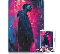 Jigsaw 1000 Pieces for Teenagers Rush of The City Tough Challenge Educational Game Gifts for Women Men (size 38x26cm)