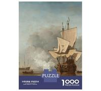 Jigsaw 1000 Pieces for Teenagers Sailing Ship with Smoke Jigsaws for Adults Relax Games Birthday Present Unique Gifts for Birthday And Christmas 70x50cm/1000pcs