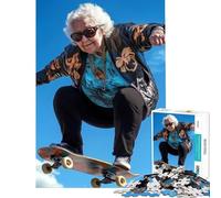 Jigsaw 1000 Pieces for Teenagers Senior Skateboarder Challenging To Complete Perfect Decoration AntiStress Toys for And from 14 Years And over (38X26cm)