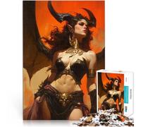 jigsaw 1000 pieces for teenagers She-Devil Educational Toys 38x52cm for is ideal as a gift for the whole family for and 14 Years old