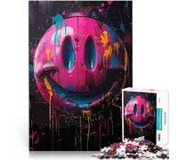 jigsaw 1000 pieces for teenagers Smiling Faces Crazy Colors Lernspiele DIY Spielzeug Tolles Geschenk für Spiele38x26cm