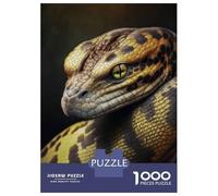 Jigsaw 1000 Pieces for Teenagers Snake AI Generative Adult Jigsaw Puzzle DIY Toys Difficult Hard Unique Gifts for Birthday And Christmas 70x50cm/1000pcs