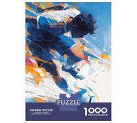 Jigsaw 1000 Pieces for Teenagers Soccer Player in Action(2) Jigsaws for Adults Brain Teaser Game Pattern Assembly Birthday And Unique Gifts 52x38cm/1000pcs