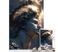 Jigsaw 1000 Pieces for Teenagers Solar Deity of Stone Puzzles for Teenagers Difficult Hard for Birthday, Chrismas for Is Ideal As A Gifts (38x26cm)