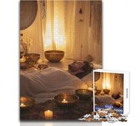 Jigsaw 1000 Pieces for Teenagers Sound Healing Ritual Unique Challenge Game Precision Cutting Educational Toy Size 38x26cm