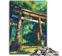 Jigsaw 1000 Pieces for Teenagers Spiritual Gate Birthday Present Practical Game Great Gift for Games 38x26cm