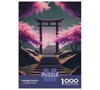 Jigsaw 1000 Pieces for Teenagers Spiritual Starway Puzzles for Adults Fun Games Stress Reliever Unique Gifts for Birthday And Christmas 52x38cm/1000pcs