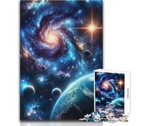 Jigsaw 1000 Pieces for Teenagers Stardust Symphony Tough Challenge Educational Game Gifts for Women Men (size 50x75cm)