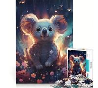 Jigsaw 1000 Pieces for Teenagers Stellar Safarr Koala, Impossible Game, Difficult Challenge, Gifts for Friends And Family 38x52cm