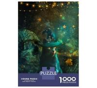 Jigsaw 1000 Pieces for Teenagers Sweet But Spooky Jigsaws for Adults Brain Teaser Game Pattern Assembly Birthday And Unique Gifts 38x26cm/1000pcs