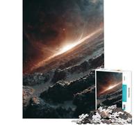 Jigsaw 1000 Pieces for Teenagers The Asteroid's Horizon Brain Intelligence Challenge Addictive Toys Relaxing Games Wall Art Great Gifts And Toys (Size 38x26cm)