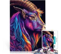 jigsaw 1000 pieces for teenagers The Careful Capricorn Handgeschwindigkeitswettbewerb mit passendem Poster und Quizblatt52x38cm