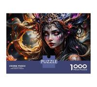 Jigsaw 1000 Pieces for Teenagers The Elf Queen Puzzles for Adults Fun Games Stress Reliever Unique Gifts for Birthday And Christmas 38x26cm/1000pcs