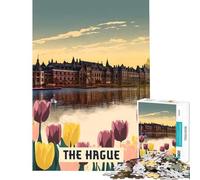 Jigsaw 1000 Pieces for Teenagers The Hague for Educational Game Challenge Toy Relax Games Analysis And Logic Great Gifts And Toys (Size 38x26cm)