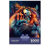Jigsaw 1000 Pieces for Teenagers The Mighty Tiger Jigsaws for Adults Brain Teaser Game Pattern Assembly Birthday And Unique Gifts 70x50cm/1000pcs