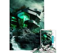 Jigsaw 1000 Pieces for Teenagers The Urban Oasis Learning Educational Toys Relaxing Games Birthday Present Birthday Gifts (Size 38x52cm)