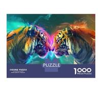 Jigsaw 1000 Pieces for Teenagers Tiger Wallpapers HD for iPhone Jigsaws for Adults Anti-Stress Toys Enhance Memory for Is Ideal As A Gift 52x38cm/1000pcs