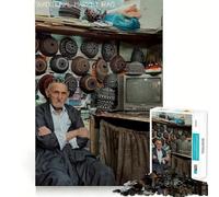 Jigsaw 1000 Pieces for Teenagers Traditional Market in Iraq Precise Edge Art Mind Training Fun Quiet Game Time Birthday Art Gift (50x75cm)