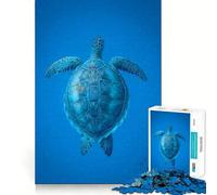 Jigsaw 1000 Pieces for Teenagers Turtle Underwater Precise Edge Art Mind Training Fun Quiet Game Time Birthday Art Gift(38x26cm)