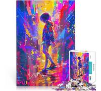 jigsaw 1000 pieces for teenagers Urban Reverie Help the brain exercise addictive toys to cultivate patience Birthday Gift 50x70cm