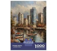 Jigsaw 1000 Pieces for Teenagers Vancouver City Canada Jigsaws for Adults Brain Teaser Game Pattern Assembly Birthday And Unique Gifts 70x50cm/1000pcs