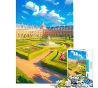 Jigsaw 1000 Pieces for Teenagers Versailles Gardens Toys Educational Games Practical Game Birthday Present Secret Santa Gifts (size 38x52cm)