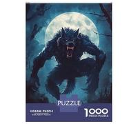Jigsaw 1000 Pieces for Teenagers Werewolf Under Full Moon Jigsaw for Adults Family Game Difficult Challenge Difficult And Challenge 70x50cm/1000pcs