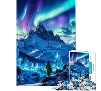 Jigsaw 1000 Pieces for Teenagers Whispers of The Aurora Fun at Home Activities, Enhance Memory Practical Game Suitable for Ages 14 And Up (50x75cm)