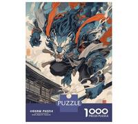 Jigsaw 1000 Pieces for Teenagers Wind Lion God Adult Jigsaw Puzzle DIY Toys Difficult Hard Unique Gifts for Birthday And Christmas 52x38cm/1000pcs