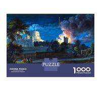 Jigsaw 1000 Pieces for Teenagers Windsor Castle at Night Puzzle for Adults Relaxing Games But Fun And Humorous Unique Gifts for Birthday And Christmas 70x50cm/1000pcs